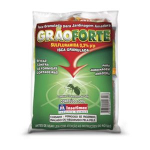 Isca Granulada GRÃOFORTE – Formicida ( 10 Pacotes De 50g)